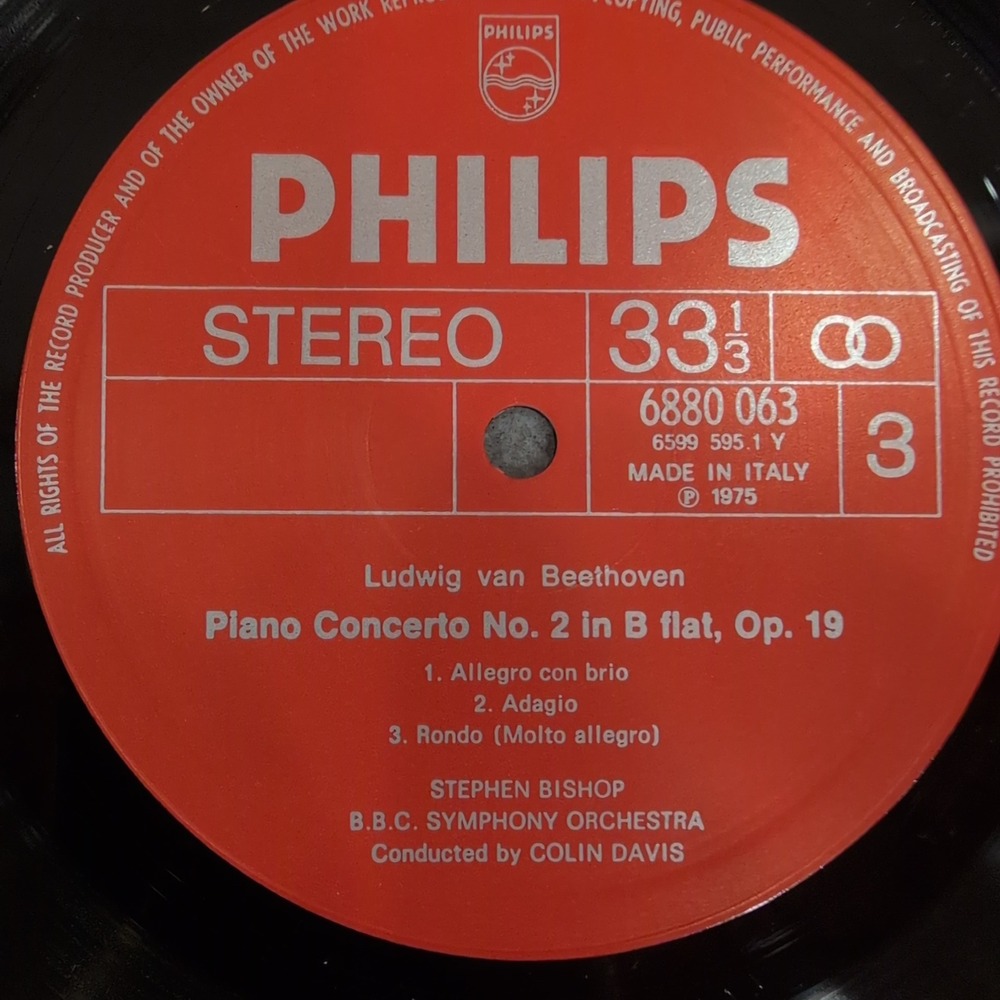 Beethoven The 5 Piano Concertos Stephen Bishop Colin Davis Philips 4LP Box Set - Picture 4 of 5